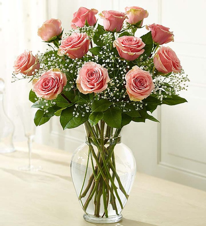 Rose Elegance&trade; Premium Long Stem Pink Roses