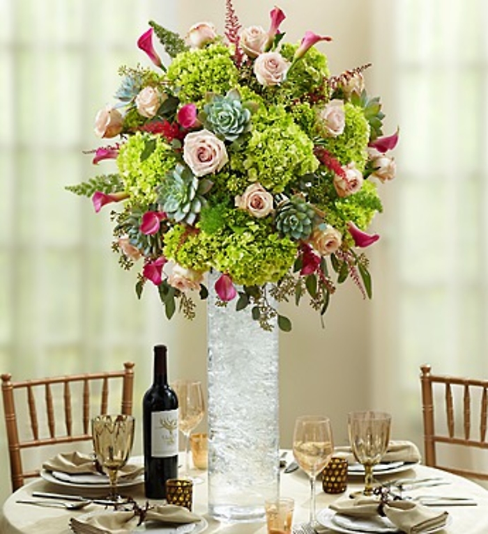 Vineyard Wedding Luxury Centerpiece