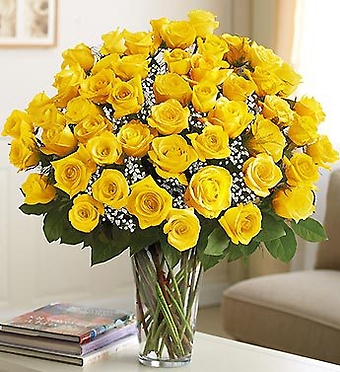 Ultimate Elegance&trade; Long Stem Yellow Roses