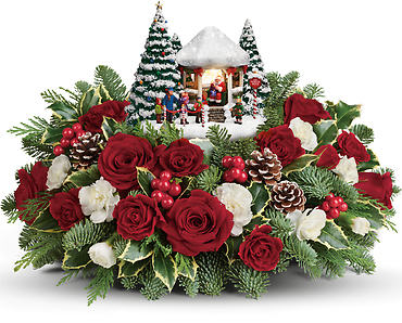 Thomas Kinkade&#039;s Jolly Santa Bouquet